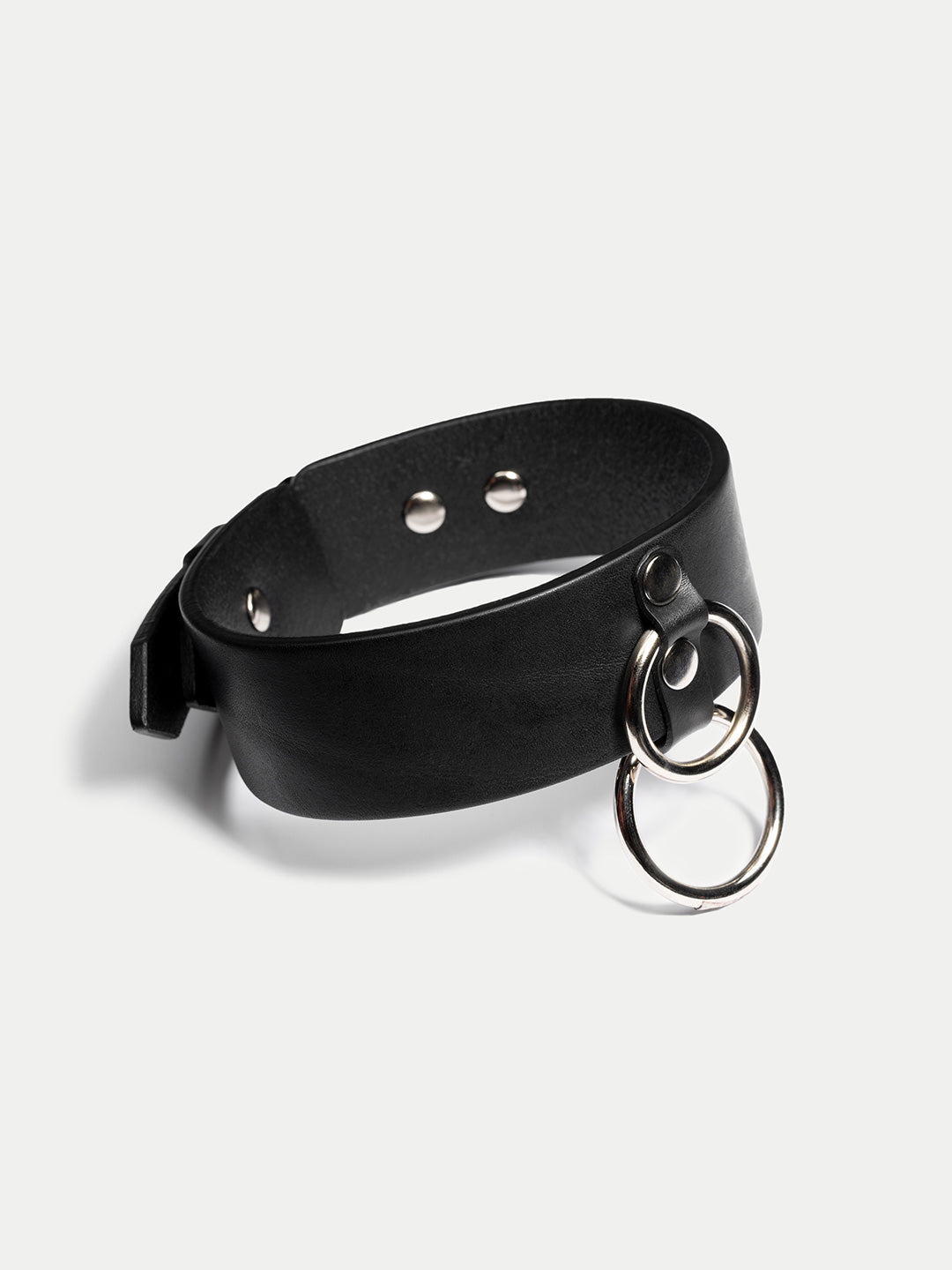 Maddy Silver Choker with Leash